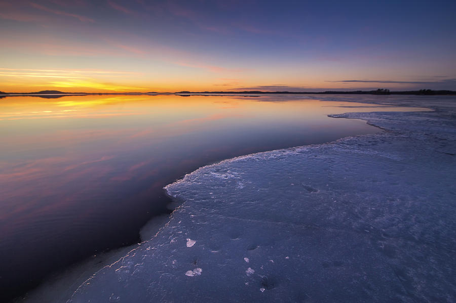 Lake Saimaa in march Photograph by Jorma Hevonkoski - Fine Art America