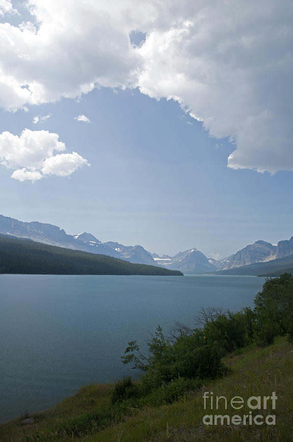 Lake Sherburne - Glacier NP Photograph by Cindy Murphy - NightVisions 