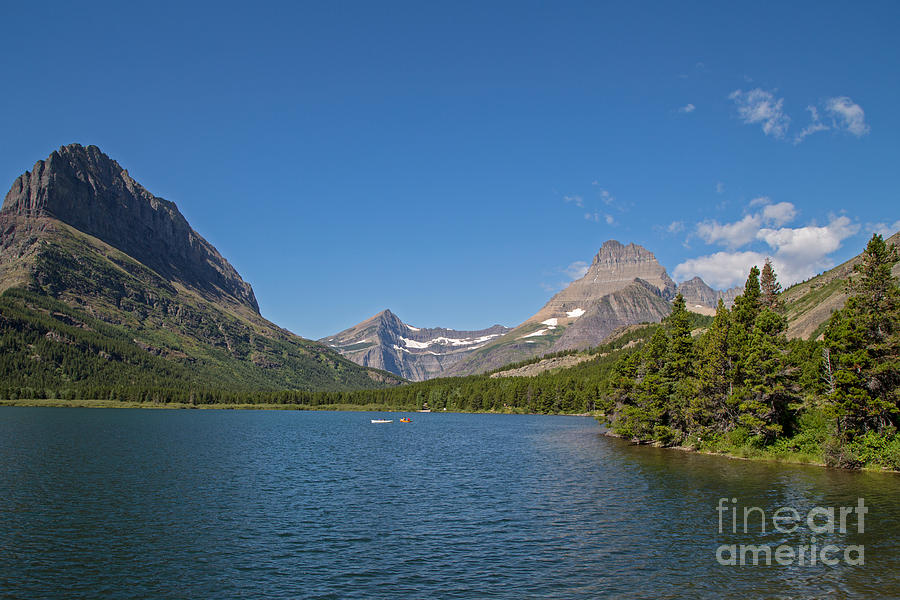 Lake Sherburne in Glacier National Park 2 Photograph by Natural Focal Point Photography