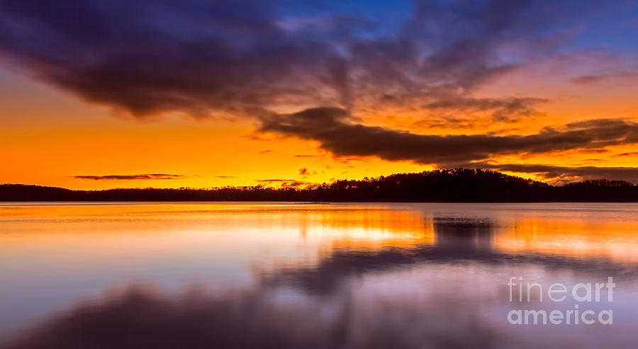 Lake Sidney Lanier Photograph by Bernd Laeschke