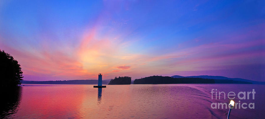 Lake Sunapee at Dawn Photograph by Jim Block