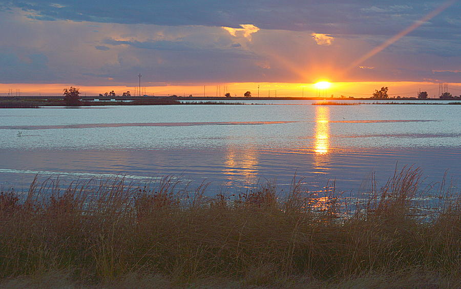Lake Sunset Photograph by AJ  Schibig