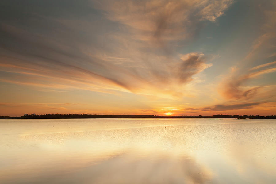 Lake Sunset Photograph by Czqs2000 / Sts