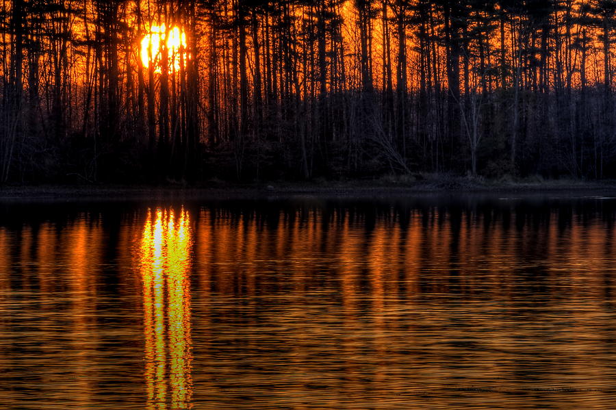 Lake Sunset Photograph by David Dufresne