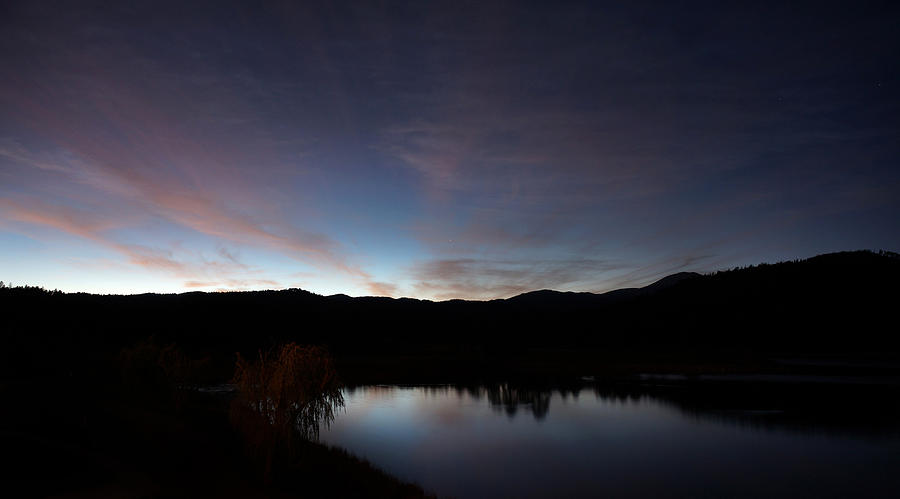Lake Sunset Photograph by Mark Langford