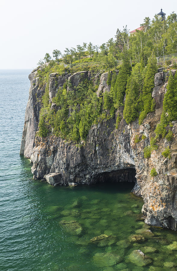 Lake Superior Cliff Scene 10 Photograph by John Brueske | Fine Art America