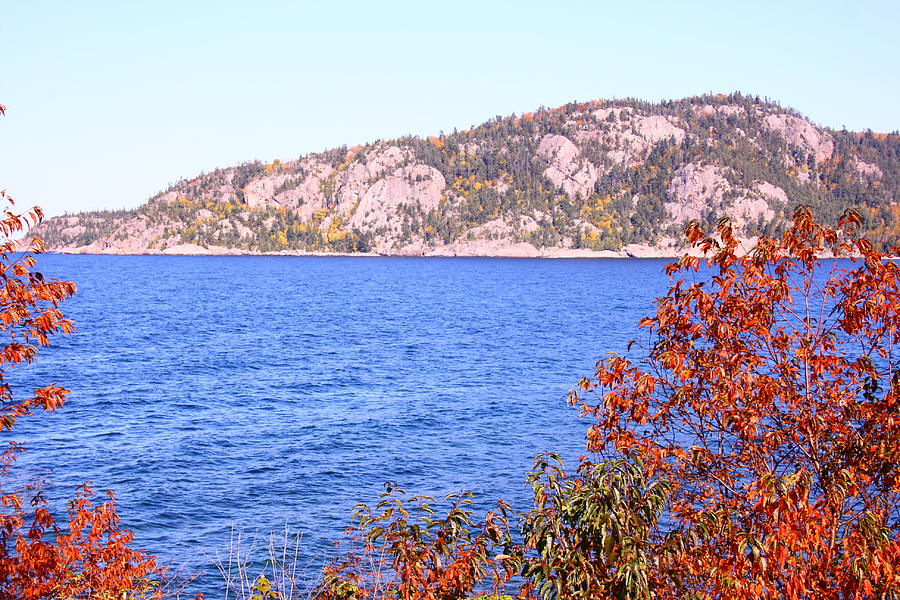 Lake Superior Fall Photograph by Paula Brown