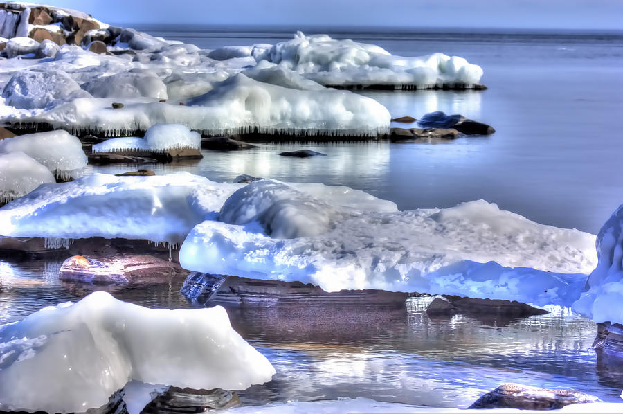 Lake Superior Ice Photograph by Amanda Stadther