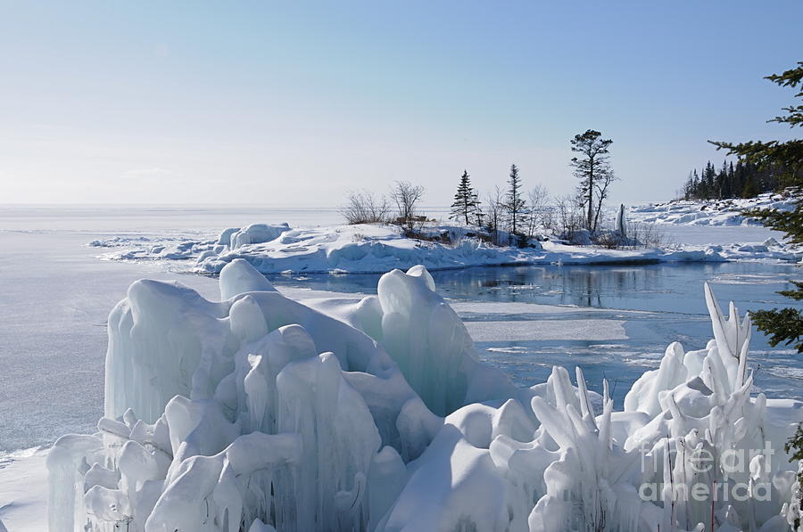 Lake Superior Ice Photograph by Sandra Updyke