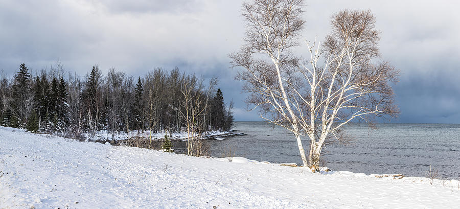 Lake Superior Winter Photograph by John McGraw