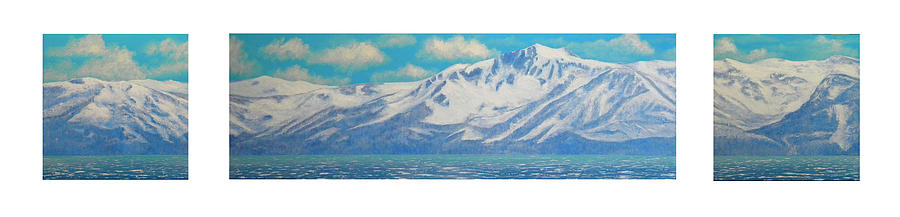 Lake Tahoe After The Storm Triptych Painting