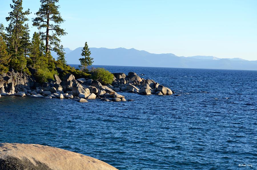 Lake Tahoe from Sand Harbor Photograph by Alex King