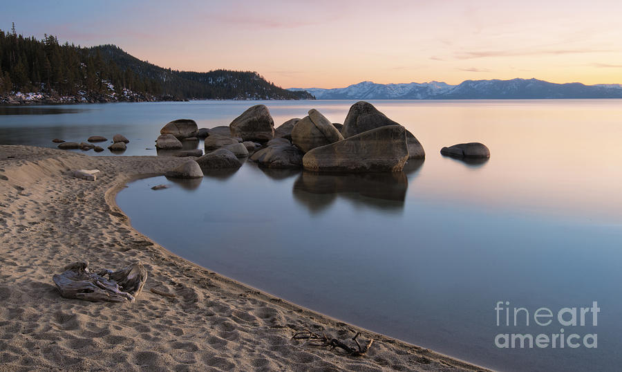 Lake Tahoe at Chimney Beach Photograph by Dianne Phelps