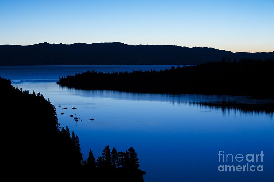 Lake Tahoe Blue Photograph by Mel Ashar