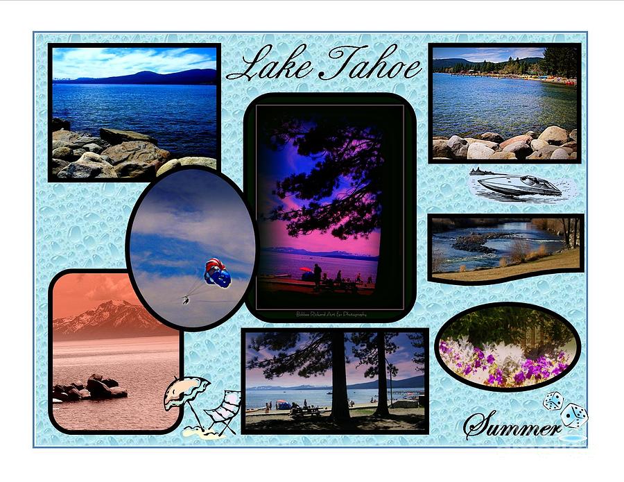 Summer Photograph - Lake Tahoe in Summer Poster by Bobbee Rickard