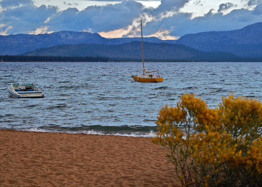 Lake Tahoe on a Windy Afternoon Photograph by Kirsten Giving