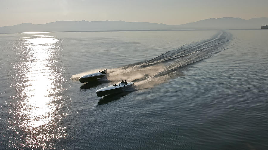 Lake Tahoe Raceboats Photograph by Steven Lapkin