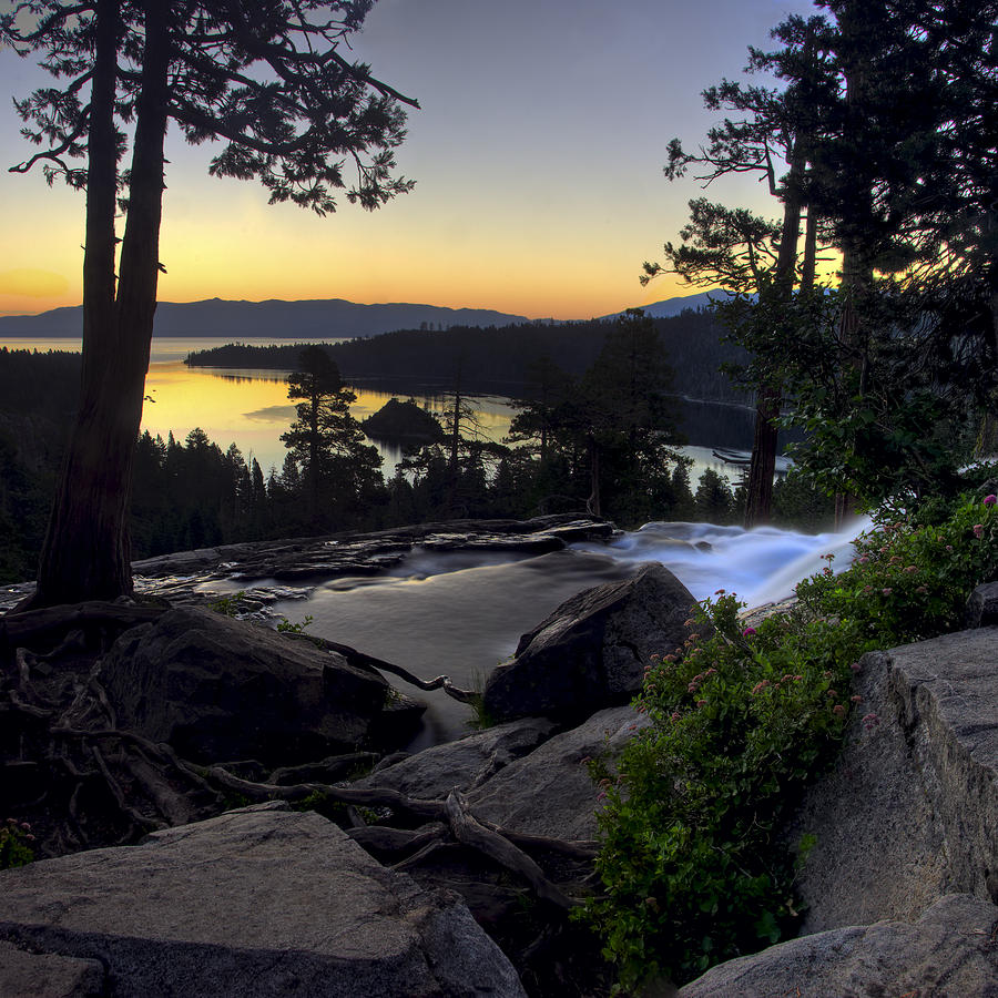 Sunset Photograph - Lake Tahoe Sunrise by Dave Dilli