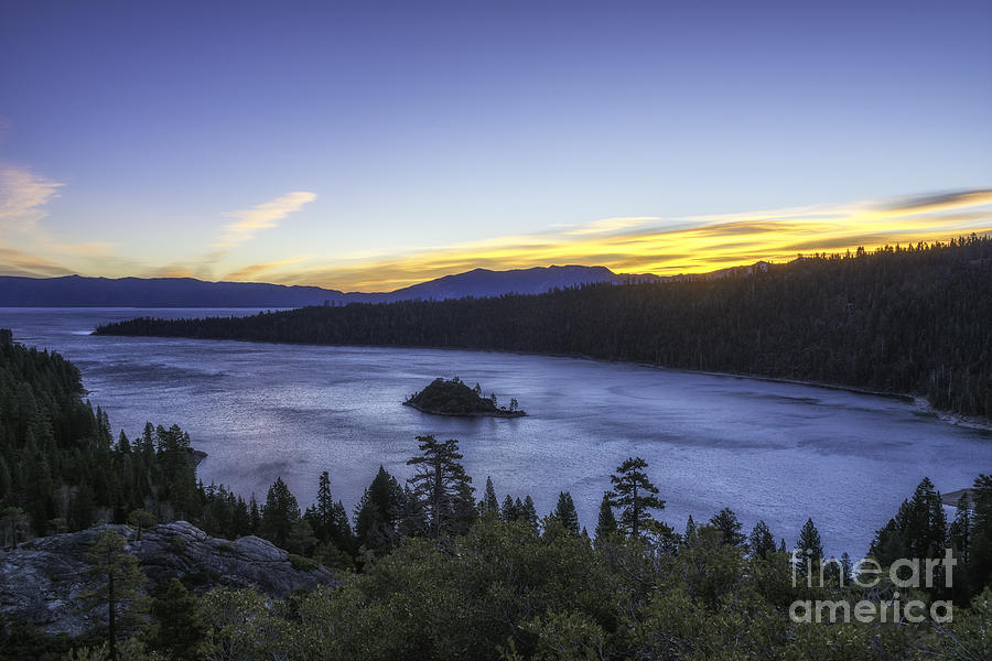 Lake Tahoe Sunrise Photograph by Mel Ashar