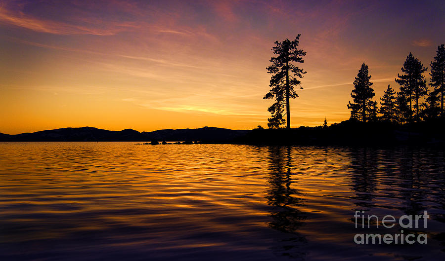 Lake Tahoe Sunset Photograph