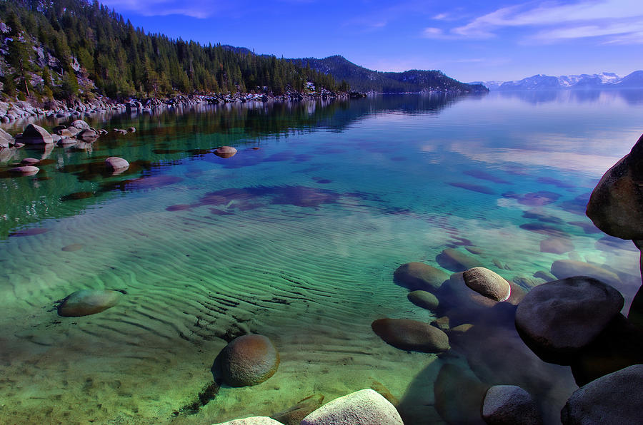 Landscape Photograph - Lake Tahoe Waterscape by Scott McGuire