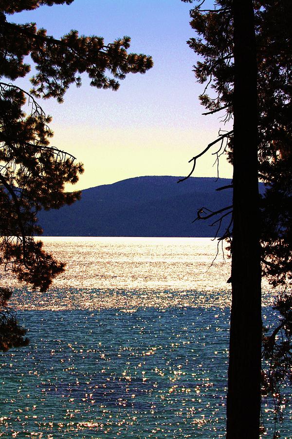 Landscape Photograph - Lake Tahoe - West shore by Russell  Barton