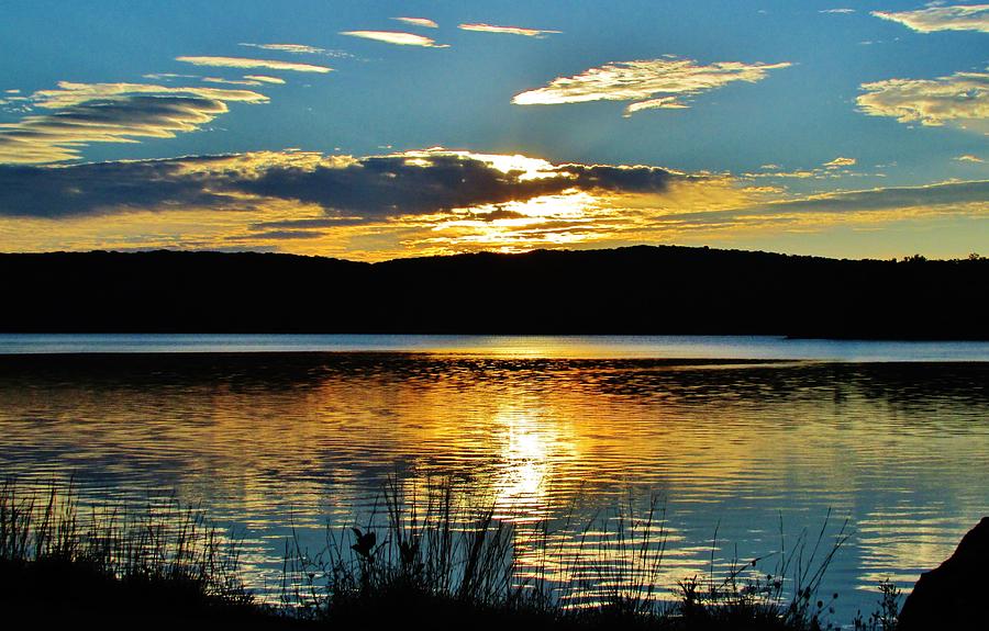 Lake Tiorati Sunrise Photograph by Thomas  McGuire