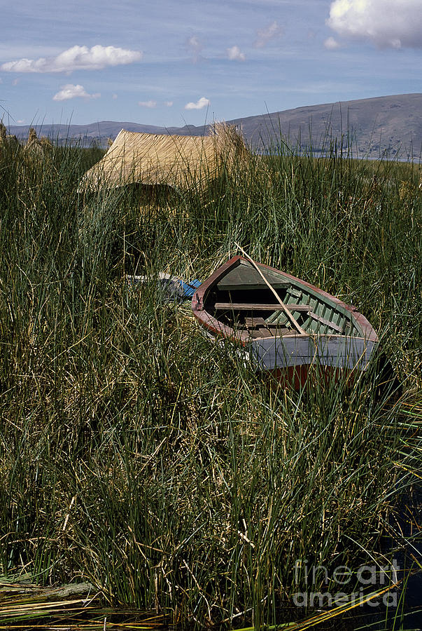 Lake Titicaca Reed Island Photograph by J L Woody Wooden