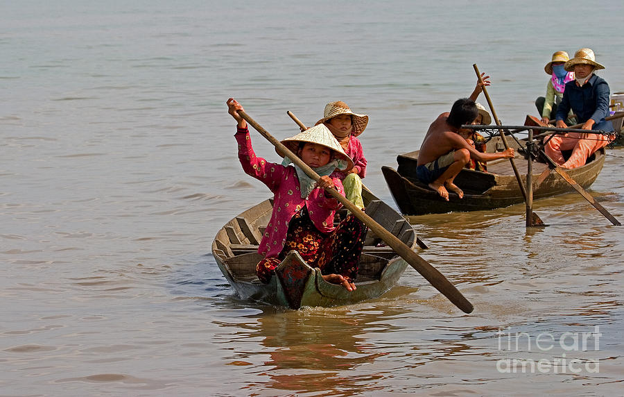 Lake Tonle Sap Photograph by J L Woody Wooden