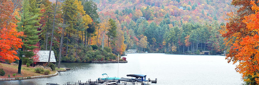 Lake Toxaway in the Fall Photograph by Duane McCullough