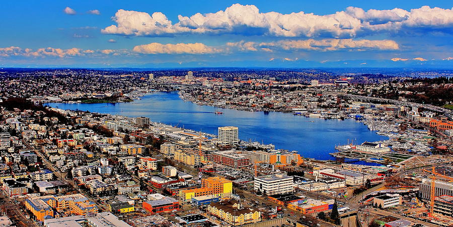 Seattle Photograph - Lake Union by Benjamin Yeager