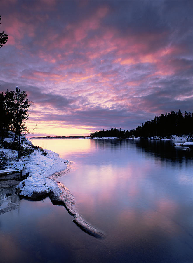 Lake Vattern Photograph by Bjorn Svensson/science Photo Library
