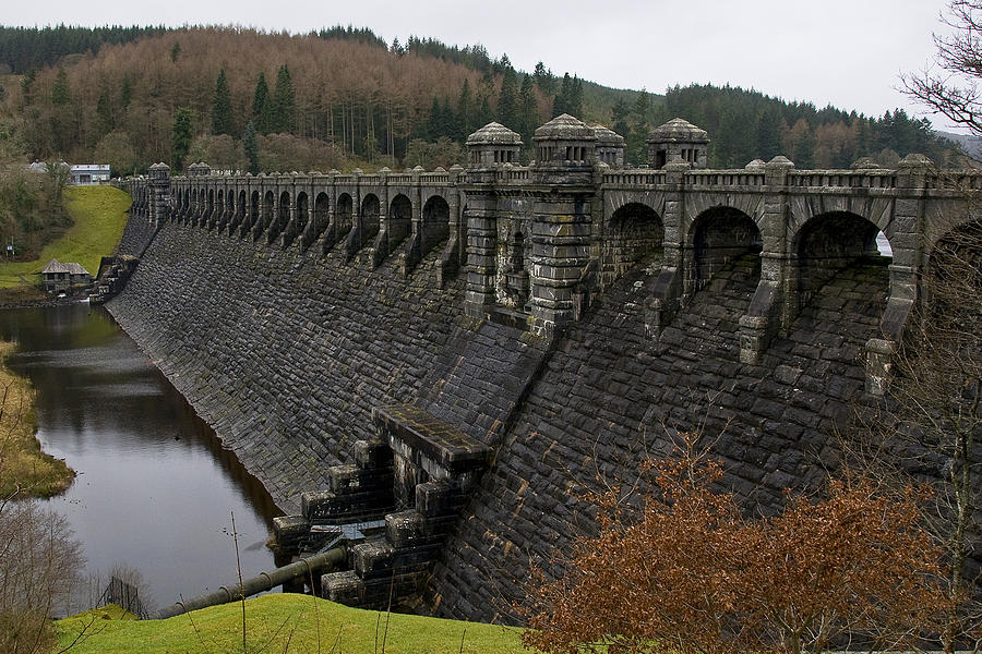 Lake Vyrnwy Dam Photograph by Jeff Dalton | Fine Art America