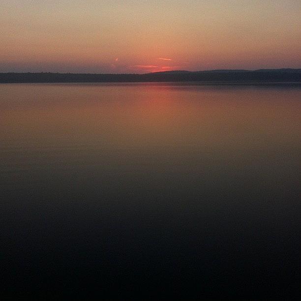 Water Photograph - #lake #water #sunrise #maine #ink361 by H Mackenzie