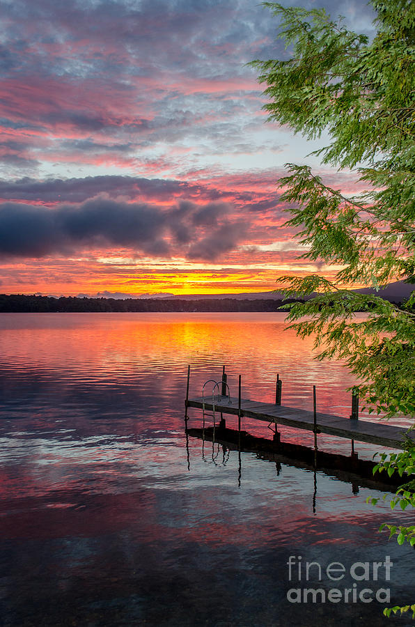 Lake Winnisquam Sunrise 2 Photograph by Mike Ste Marie