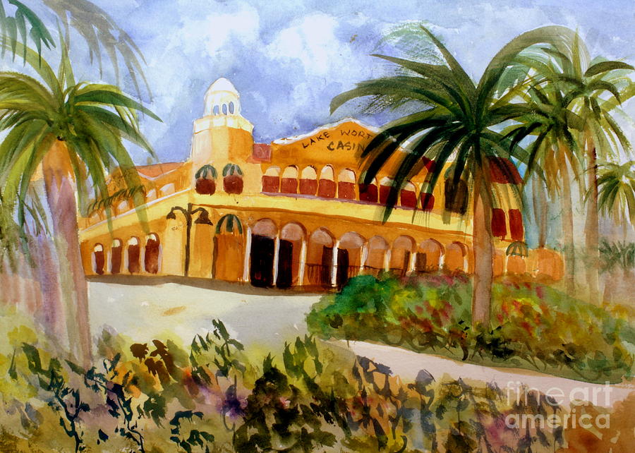 Lake Worth Casino Painting by Donna Walsh