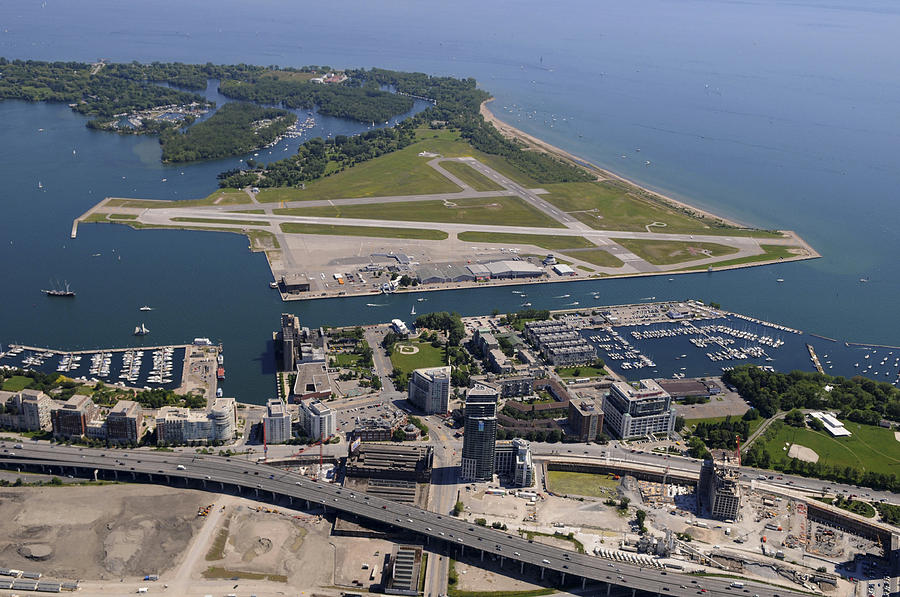 Lakeshore With Island Airport, Toronto Photograph by Bernard Dupuis ...