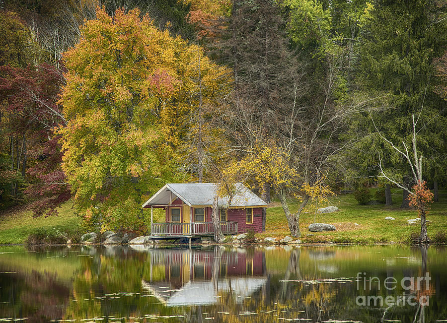Fall Photograph - Lakeside by Claudia Kuhn
