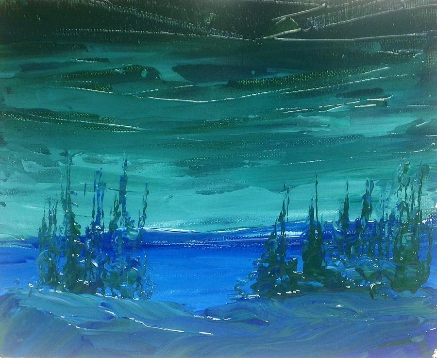 Lakeside Dusk No. 2 Painting by Desmond Raymond