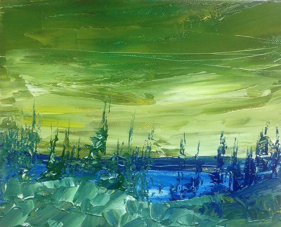 Lakeside Dusk No. 3 Painting by Desmond Raymond