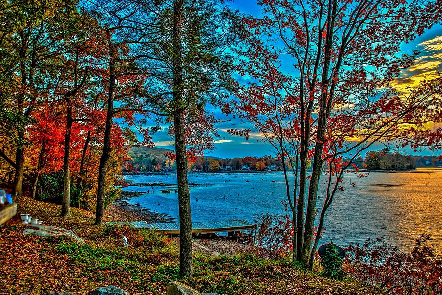 Lakeside In Autumn Photograph by Mark Cranston