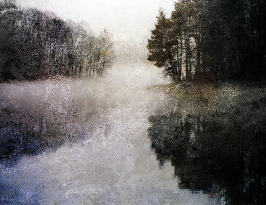 Lakeside Trees Digital Art by Bruce Rolff
