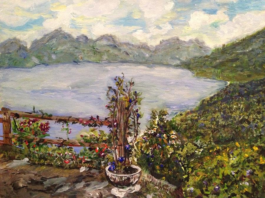 Lakeview Painting by Belinda Low