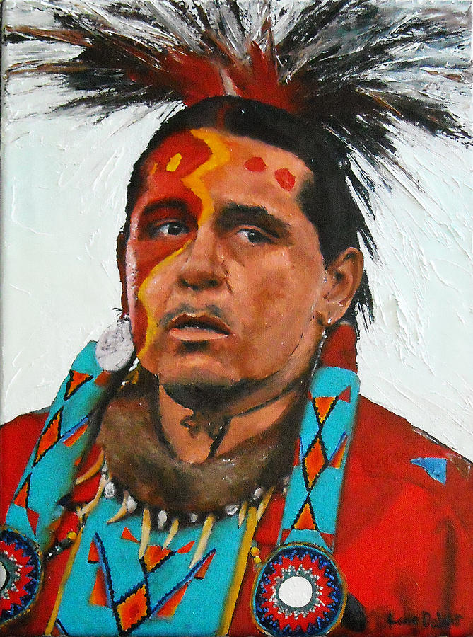 Lakota Painting by Lane DeWitt