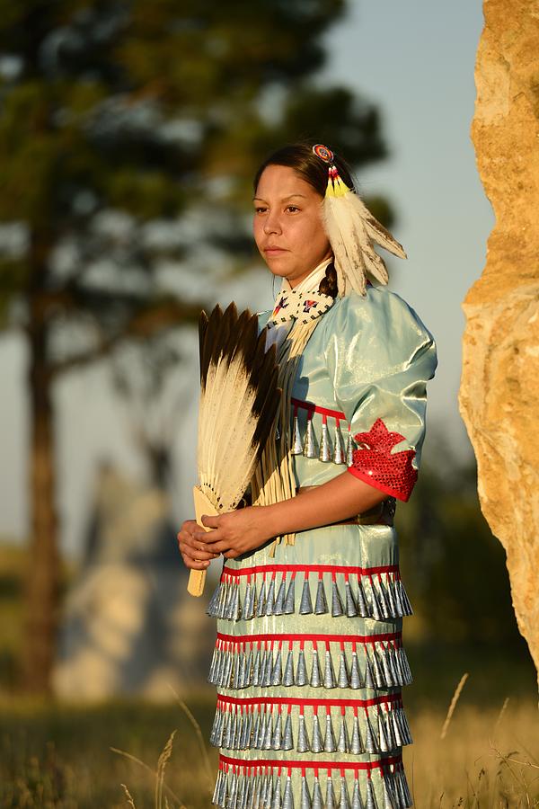 Lakota Woman Photograph By Christian Heeb