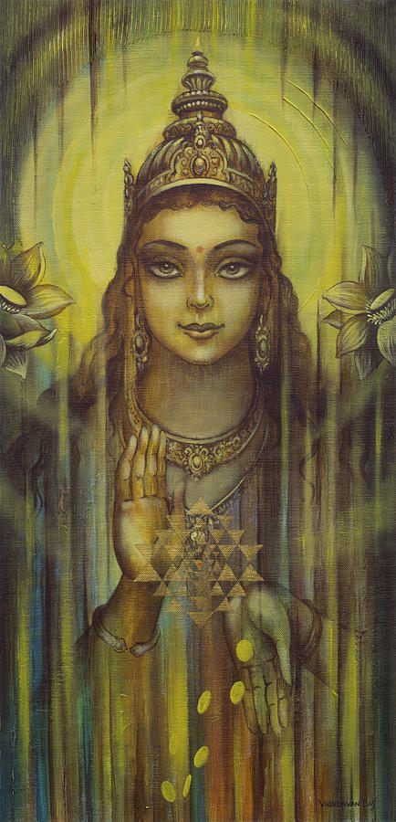 Lakshmi kripa Painting by Vrindavan Das