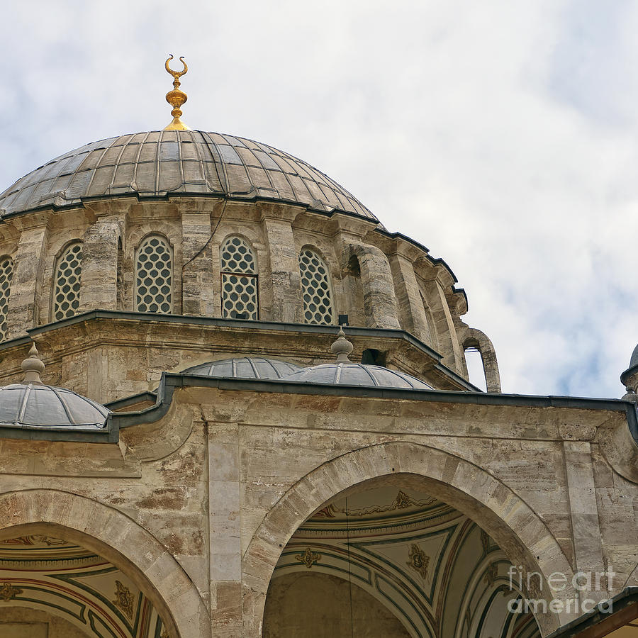 Byzantine Photograph - laleli Mosque 03 by Antony McAulay