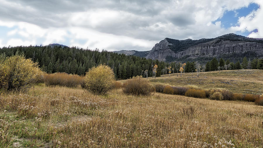 Lamar Valley Looking Towards Specimen Ridge - Yellowstone Photograph by Belinda Greb