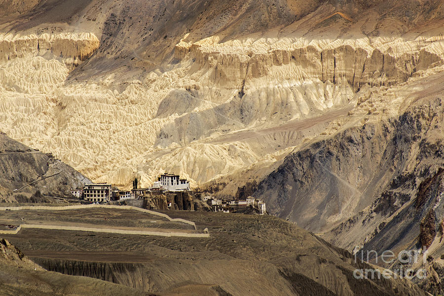 Buddha Photograph - Lamayuru monastery Ladakh Jammu and Kashmir India by Rudra Narayan  Mitra
