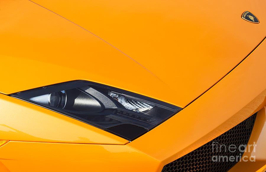 Car Photograph - Lamborghini Abstract by Tim Gainey